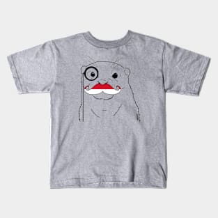 Mustache Flag Indonesia Kids T-Shirt